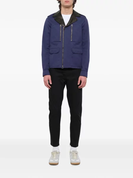 Geanta de piele Lanvin albastru