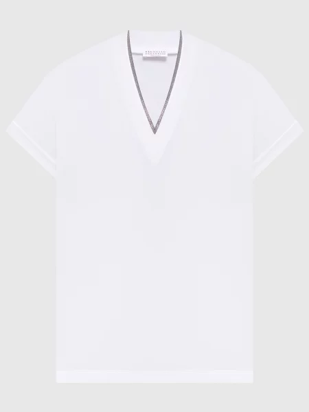 Футболка Brunello Cucinelli белая
