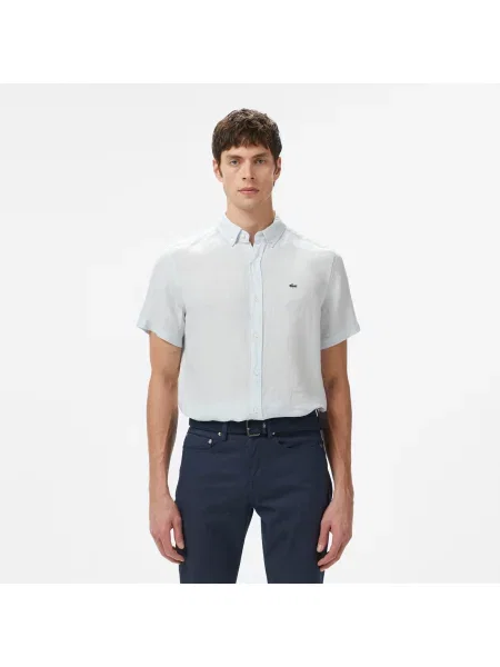 Рубашка Lacoste голубая
