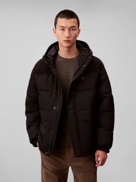 Calvin Klein Jeans rövid kabát téli fekete