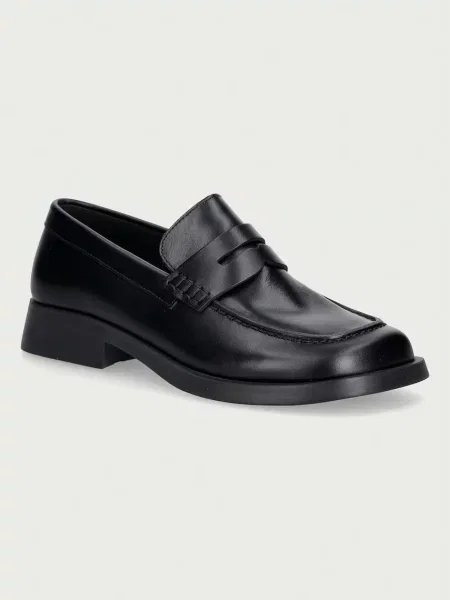 Camper mocasini pentru femei din piele Donna negru