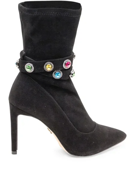 Велурени боти Kurt Geiger London черно