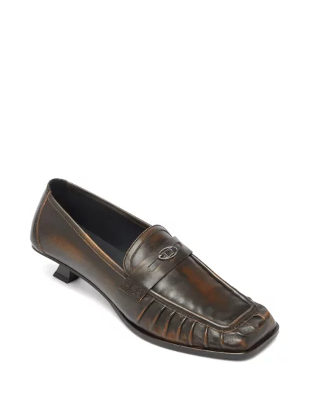 Pantofi loafer Diesel maro