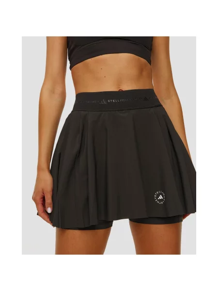 Plisowana spódniczka tenisowa adidas by Stella McCartney Training czarna