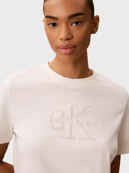 Дитяча футболка Calvin Klein Jeans біла