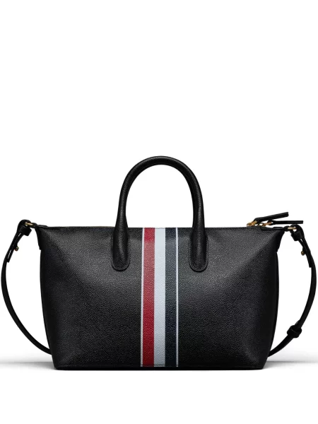 Geanta de piele Thom Browne din piele negru