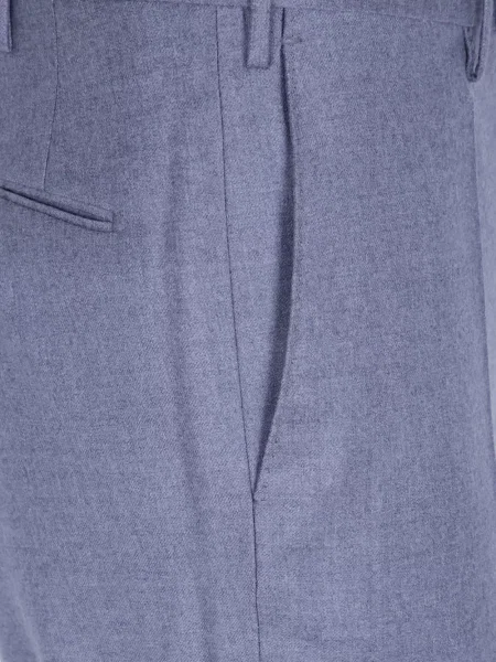 Vlněné chinos Incotex modré