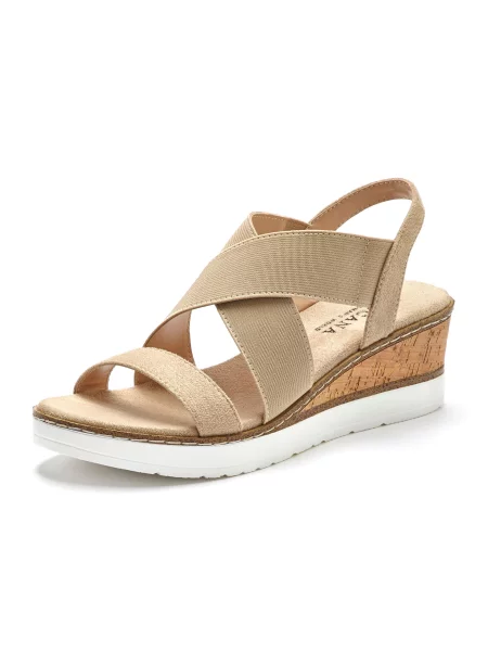 LASCANA Sandali bež