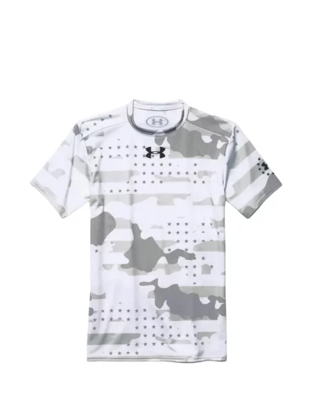 Scurt tricou Under Armour alb