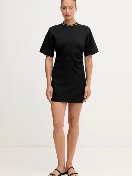 Calvin Klein Jeans Rochie de zi Boxy Fit negru