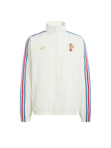 ADIDAS PERFORMANCE Sportovní bunda Frankreich Rugby Years Crunch Anthem modrá / červená bílá