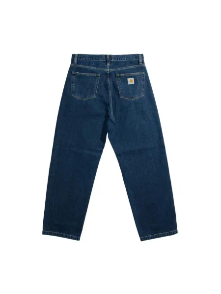 Spodnie Carhartt Wip retro z kamieniami niebieskie