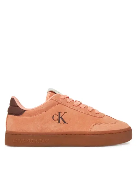 Calvin Klein Jeans Сникърси Classic Cupsole Mix In Оранжев бяло