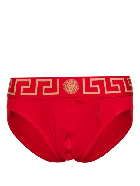Chiloți Versace din jerseu roșu