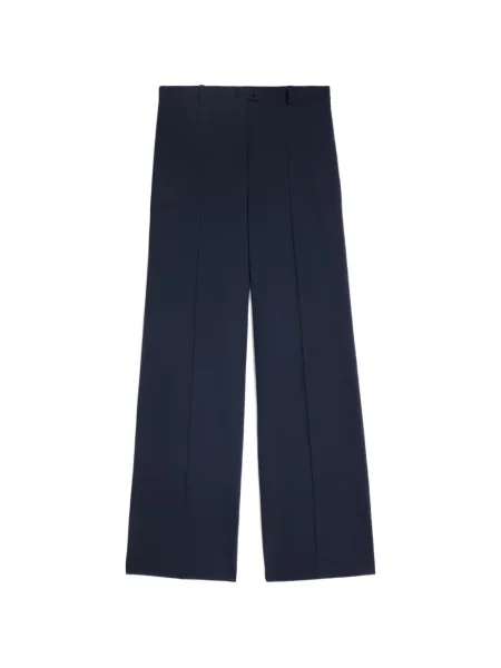 Pantaloni Jil Sander de lână albastru