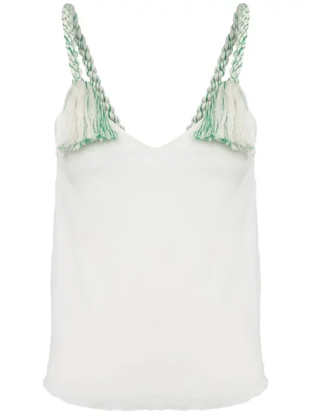 Top Jw Anderson cu decolteu în V alb