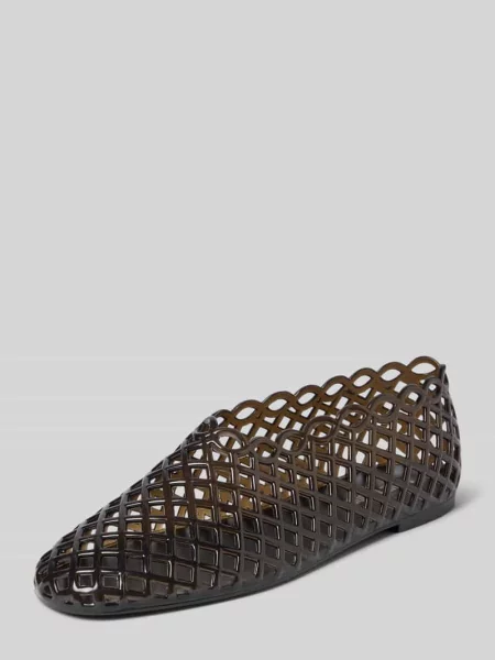 Baleriny z gładką podeszwą model Steve Madden czarne