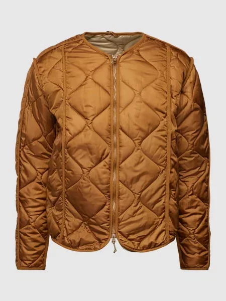 Kurtka pikowana z błyskawicznym zamkiem dwustronnym Forét