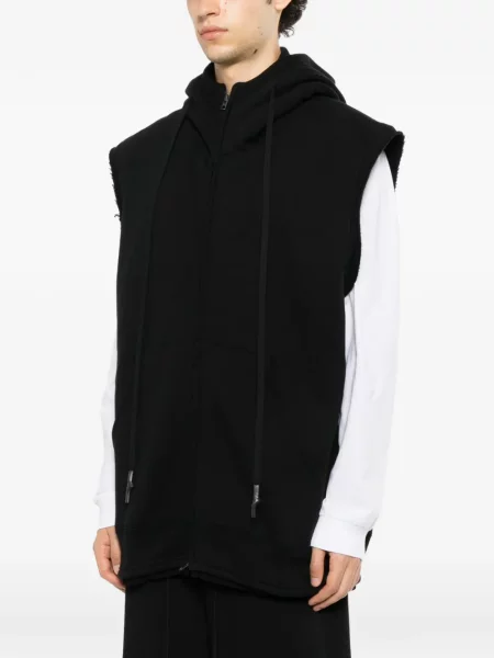 Αμάνικο hoodie Nude:masahiko Maruyama μαύρο