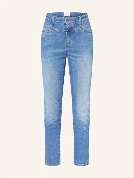 Closed Úzké Džíny Pusher mbl mid blue modré