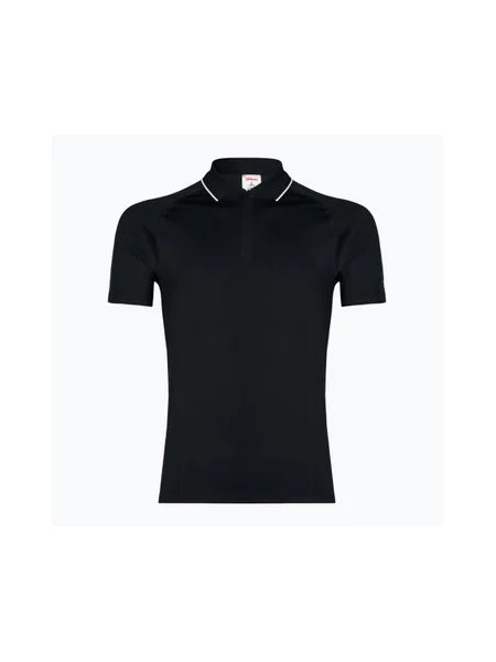 Футболка Wilson Team Seamless Polo black чорна