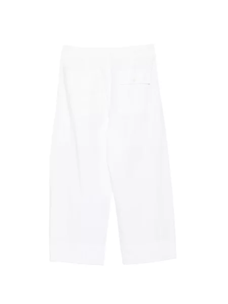 Pantaloni Less alb