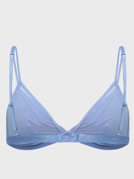 Без підкладки бюстгальтер з трикутними чашками Calvin Klein синій