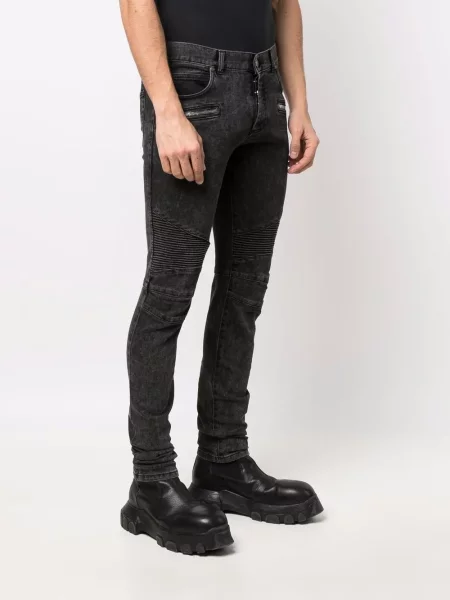 Jeansy Balmain czarne