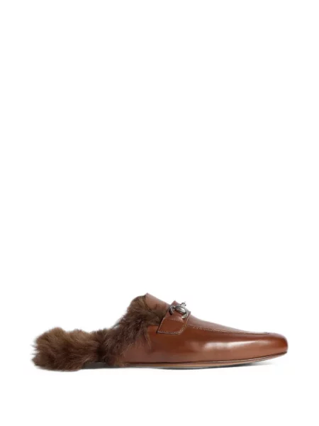 Papuci de casă Gucci maro