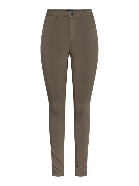 PIECES Jeggings ciocolatiu