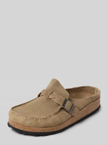 Chodaki z zamszu model BUCKLEY BRAIDED' Birkenstock