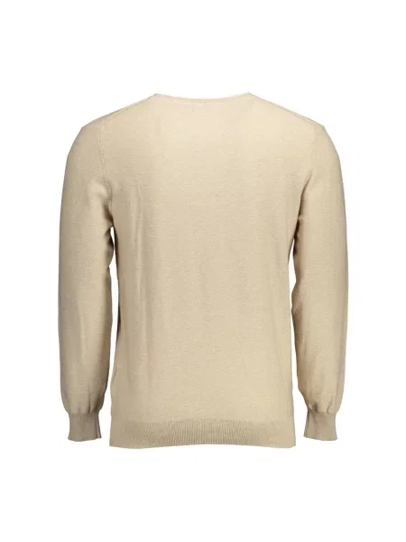 Dzianinowy sweter Gant elegancki beżowy