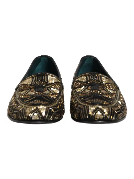 Półbuty Dolce And Gabbana skórzane czarne