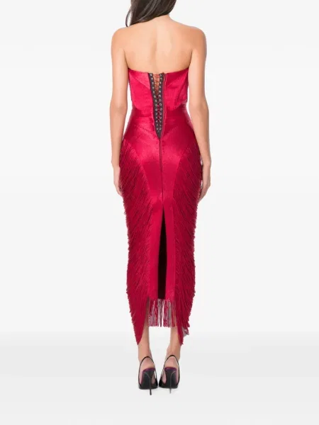 Rochie midi Norina St roșu