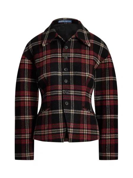 Polo Ralph Lauren Blejzer tmavozelená / červená / čierna biela