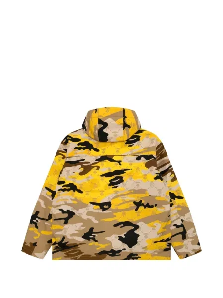 Geacă cu puf Aape By A Bathing Ape cu glugă galben