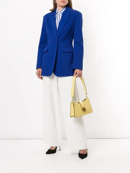 Cămașă Ralph Lauren Collection cu dungi albastru