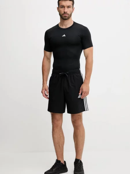 Тренувальна футболка adidas Performance Techfit однотонна чорний