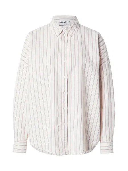 Aware Blúzka VMParis nebielená / baklažánová