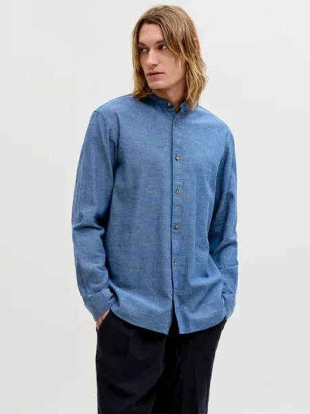 JACK & JONES Cămașă JJESummer denim albastru