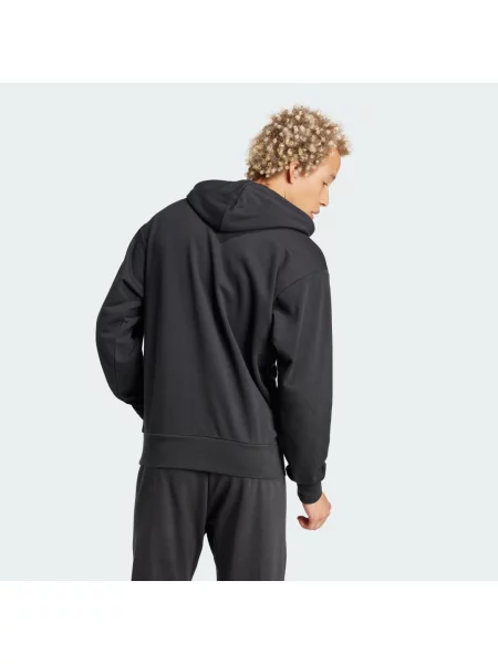 Mikina Essentials Big Logo French Terry bílá