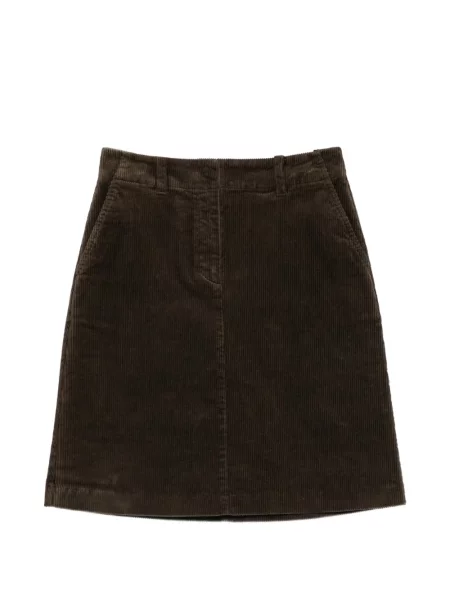 Fusta mini Marc O'polo de catifea cord maro