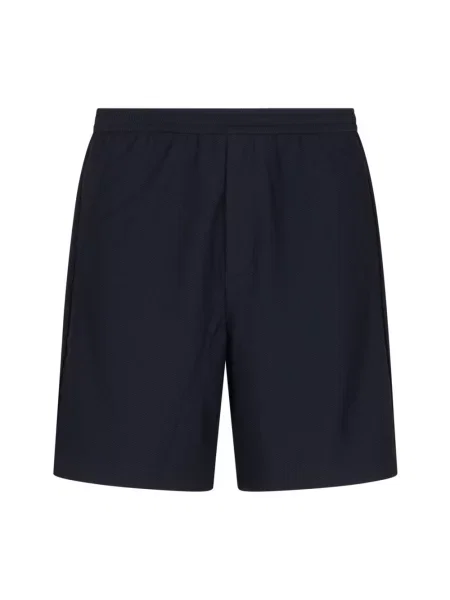 Szorty Giorgio Armani z autografem niebieskie