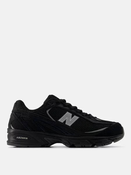 Замшевые кроссовки New Balance черные