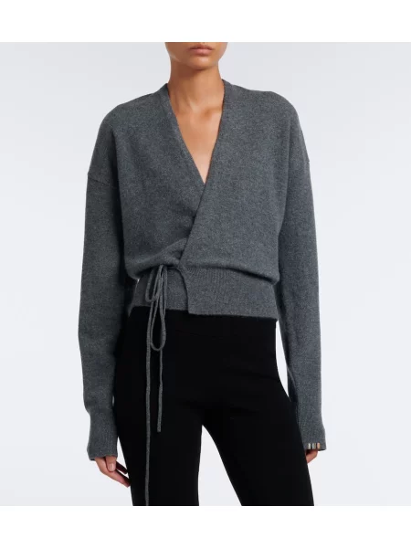 Cardigan Extreme Cashmere din cașmir plic gri