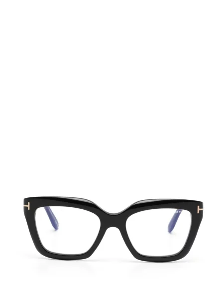 Ochelari de soare Tom Ford Eyewear cu imprimeu geometric negru