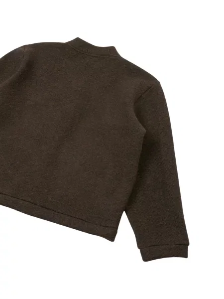 Cardigan Universal Works cu model herringbone maro