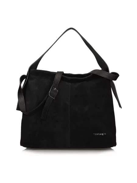 Кожаная сумка Toscanio черная