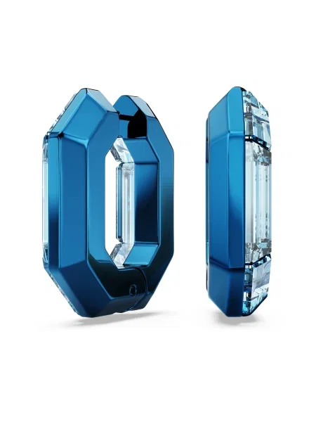 Swarovski Uhani / svetlo / transparentna modra