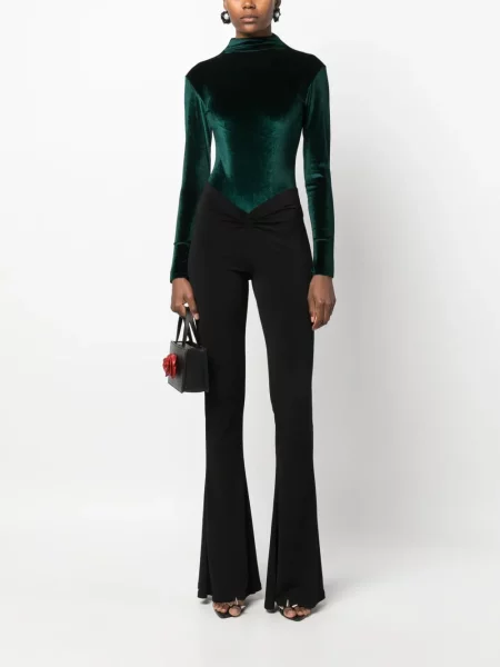 Body Atu Body Couture de catifea verde